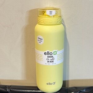 Ello Yellow Insulated Water Bottle